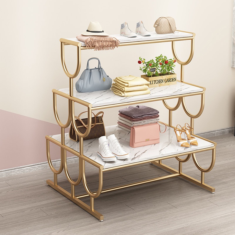 Luxury Bags In Store - Étagère de présentation Gold Island, présentoir