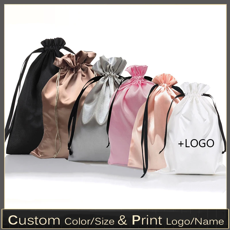 Luxury Bags And Shoes - 10 pochettes personnalisées en satin pour