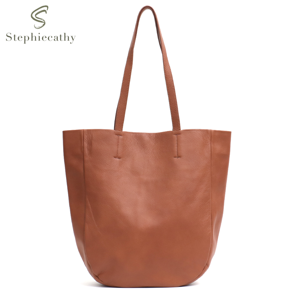 Luxury Bags Reseller - SC-Sac fourre-tout en cuir véritable italien