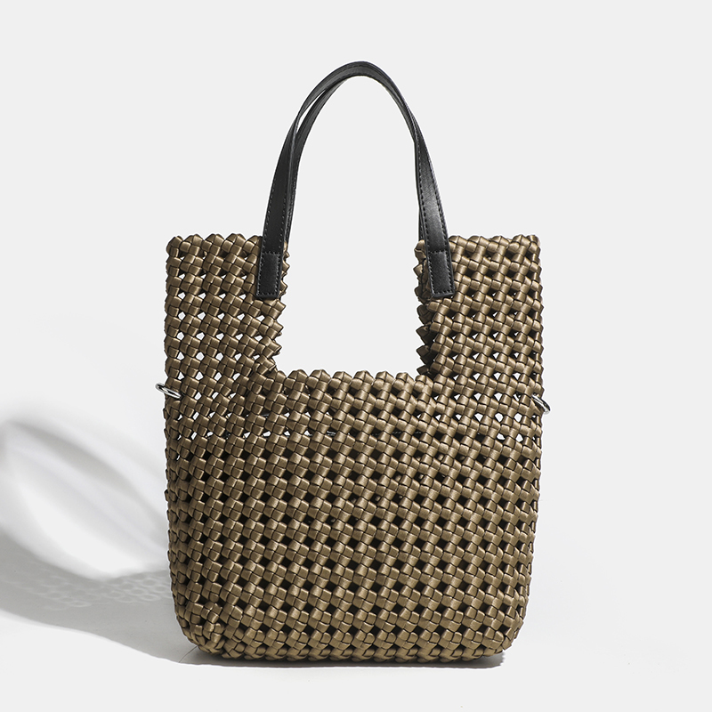 Luxury Bags Medium Size - Sac à main fourre-tout tissé en