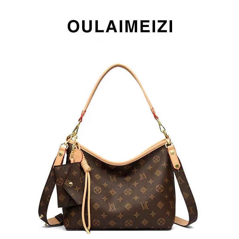 Tote Bag Leather Monogram - Sac de créateur léger en toile