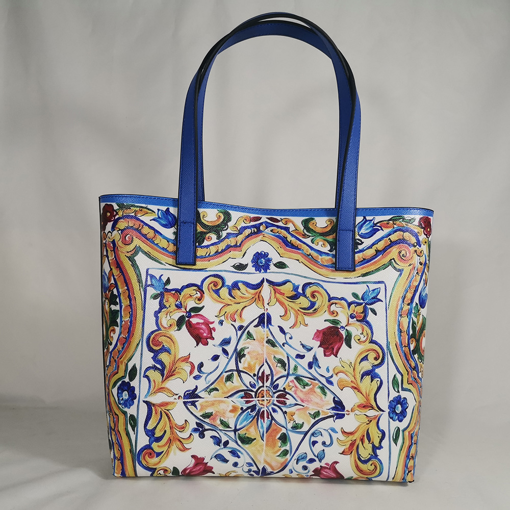 Tote Bag Leather Monogram - Sac à main monogramme imitation cuir