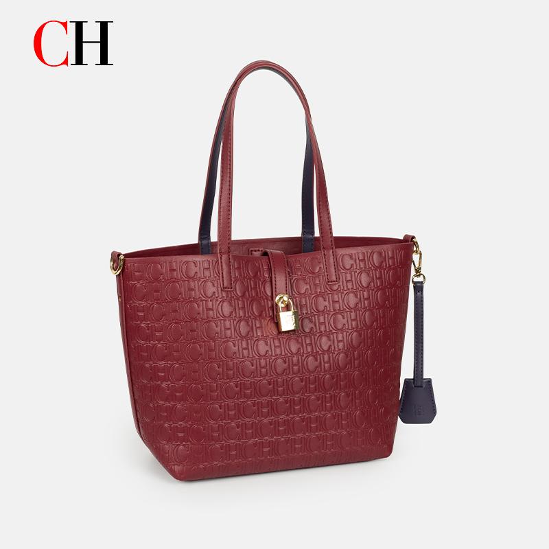 Tote Bag Leather Monogram - Sac fourre-tout CH en cuir PU