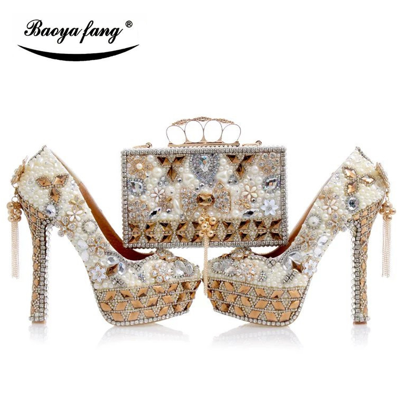 Luxury Bags And Shoes - Chaussures de mariage en cristal de