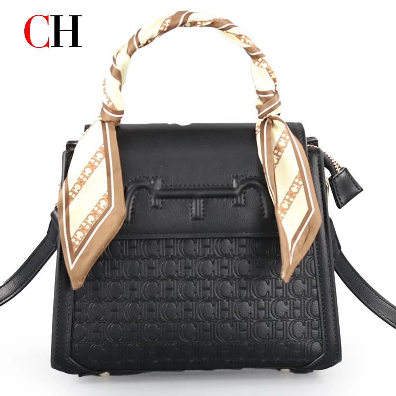 Tote Bag Leather Monogram - CH Nouveau Sac à main rétro