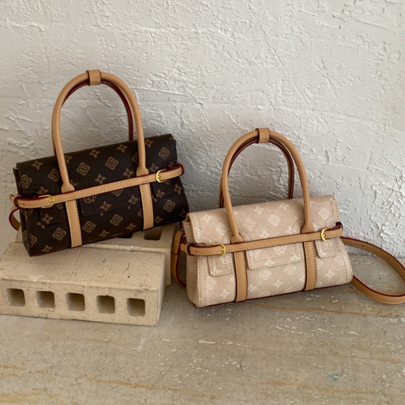Tote Bag Leather Monogram - Sac fourre-tout mini vintage classique à