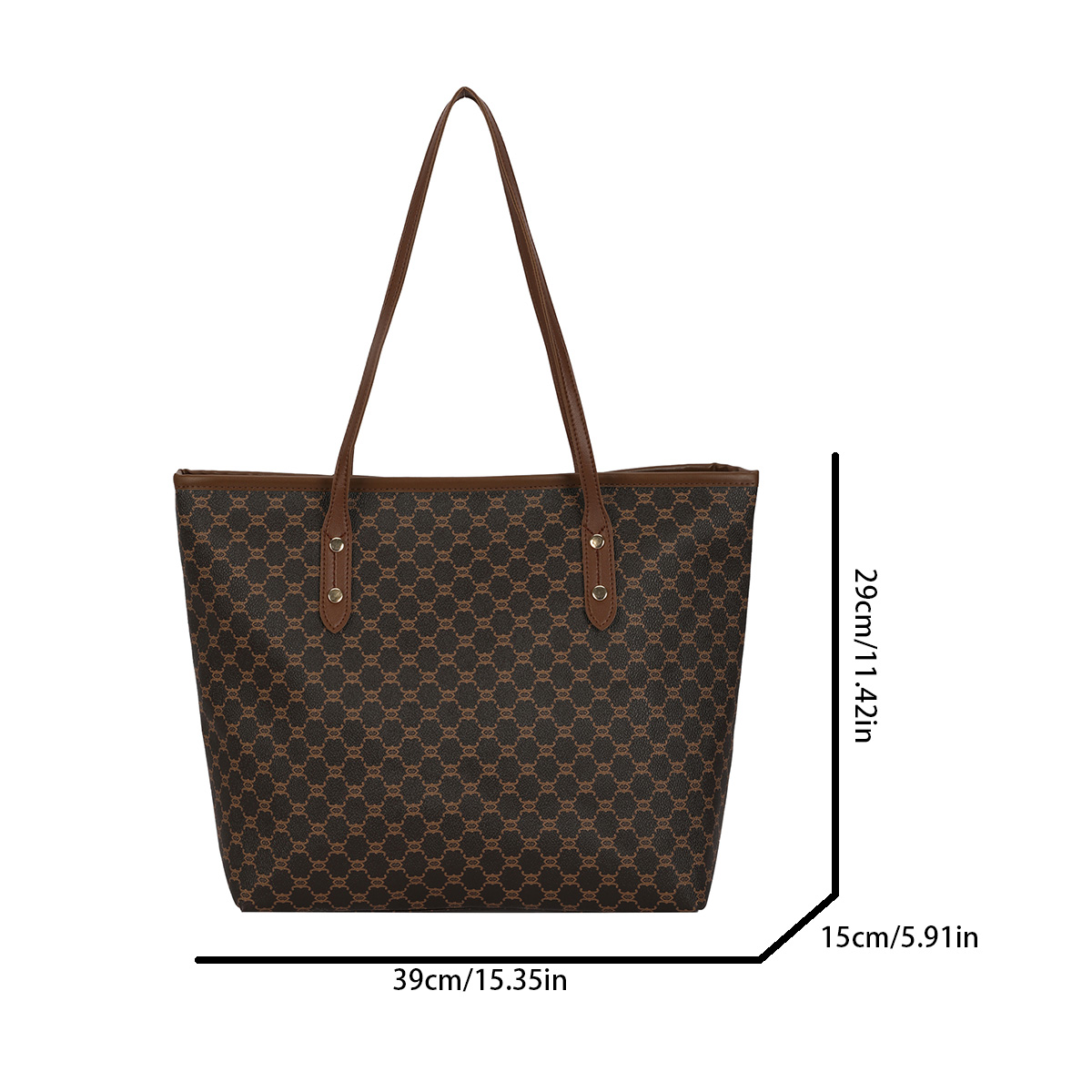 Sac fourre-tout de luxe vintag - Tote Bag Leather Monogram avis et prix