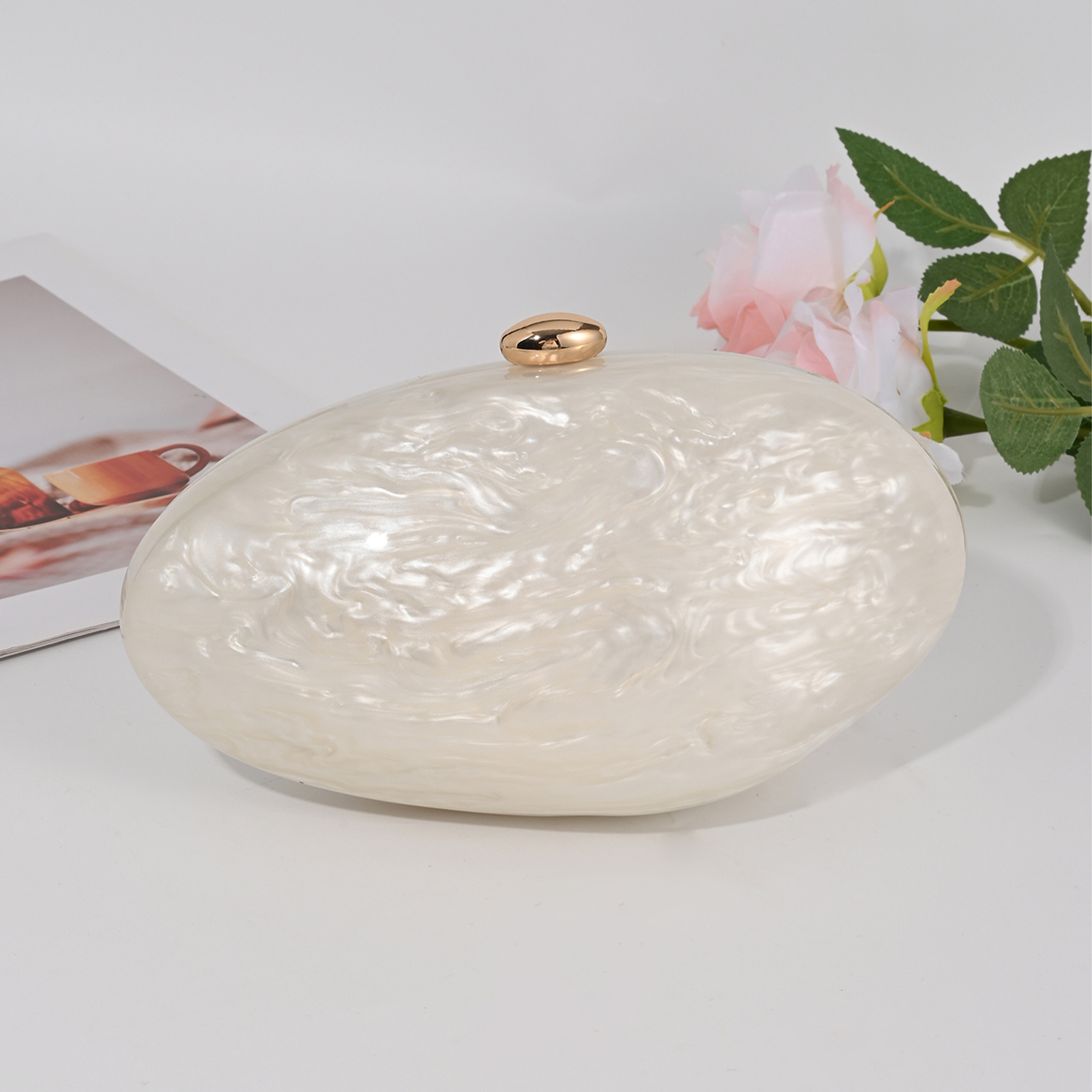 Mode acrylique coquille pochet - Luxury Bags Medium Size avis et prix